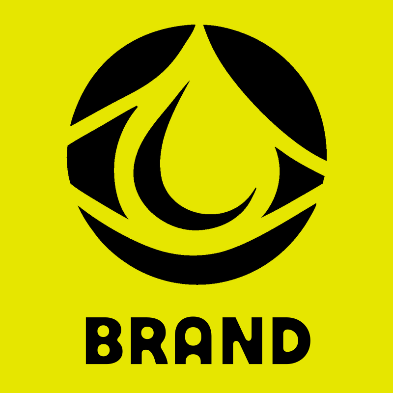 Negative Space Drop Cycle Logo preview