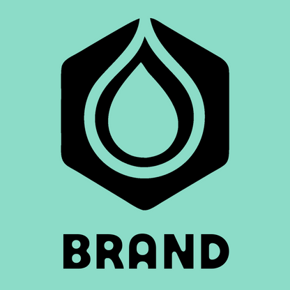 Negative Space Drop Hexagon Badge preview