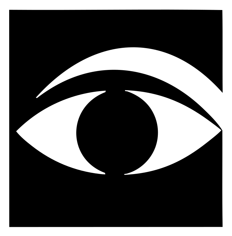Negative Space Eye Block Mark