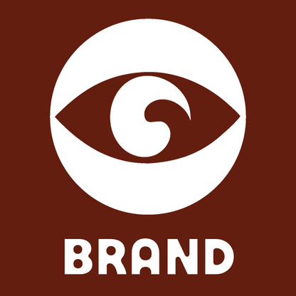 Negative Space Eye Circle Badge preview