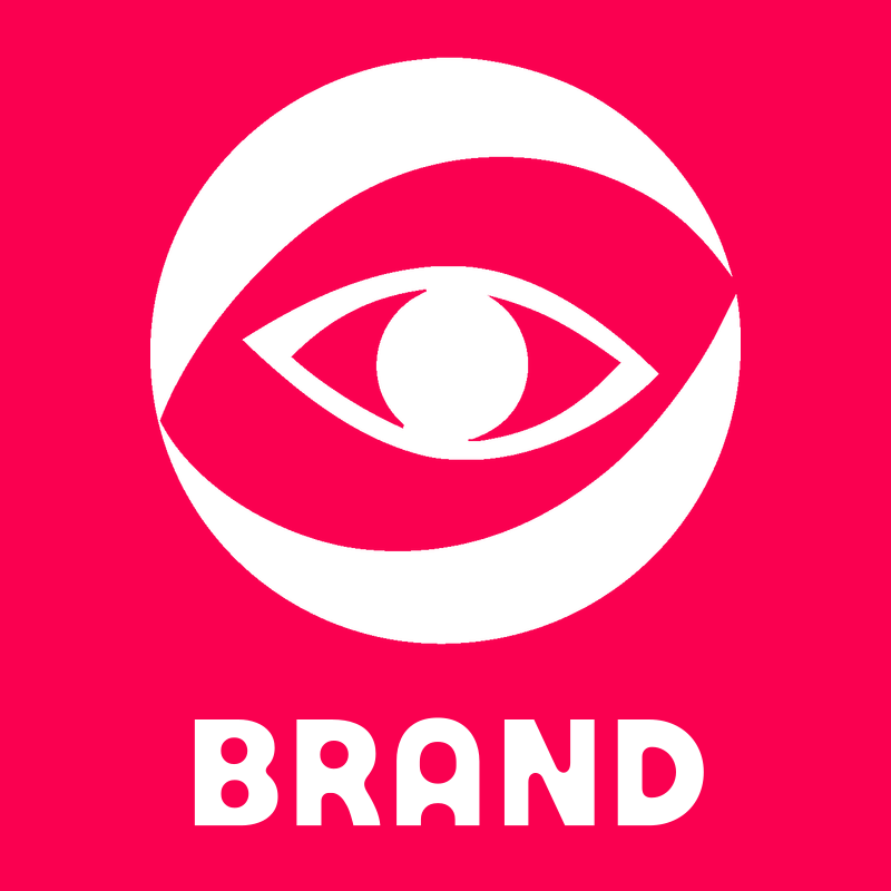 Negative Space Eye Sphere Logo preview