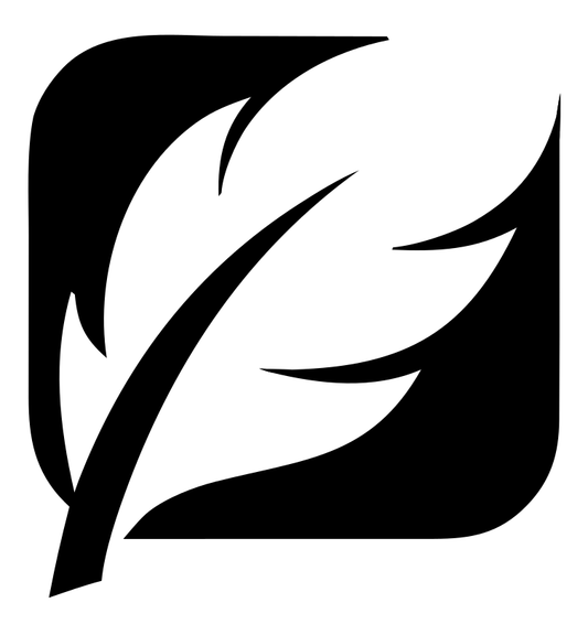 Negative Space Feather Rounded Crest