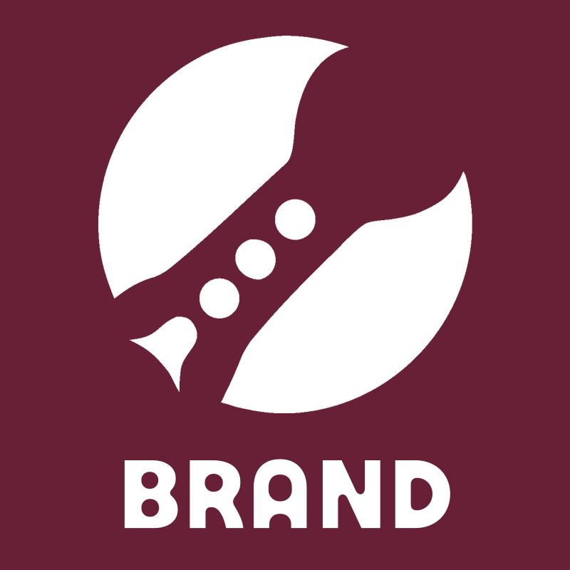 Negative Space Flute Circle Emblem preview