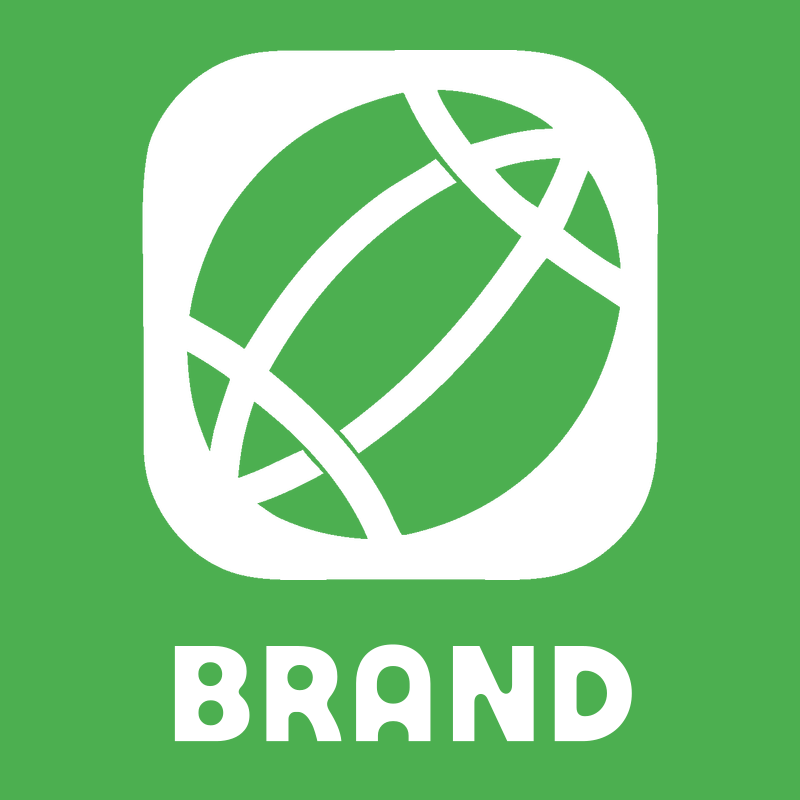 Negative Space Football Rounded Icon preview