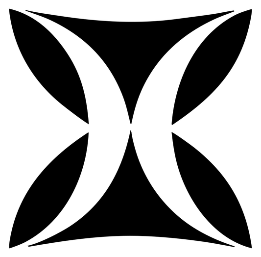 Negative Space Four Crescent Mark