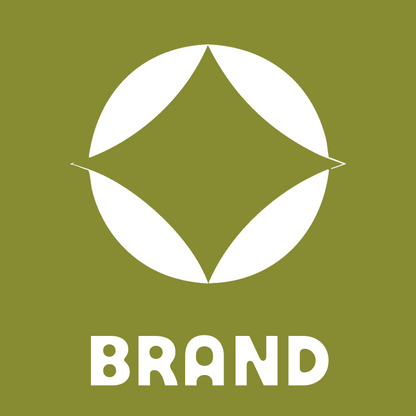 Negative Space Four-Point Star Logo preview