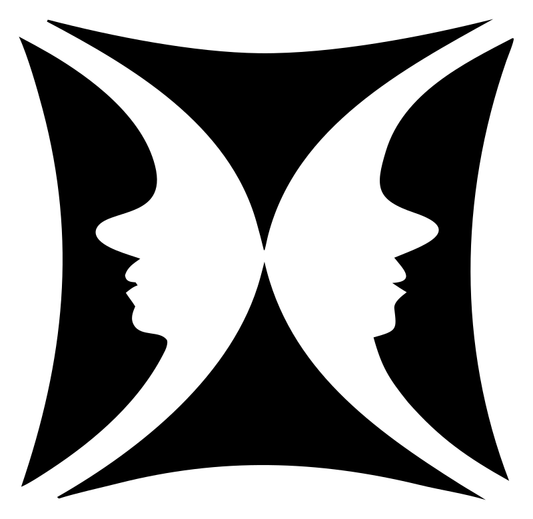 Negative Space Four Profiles Mark