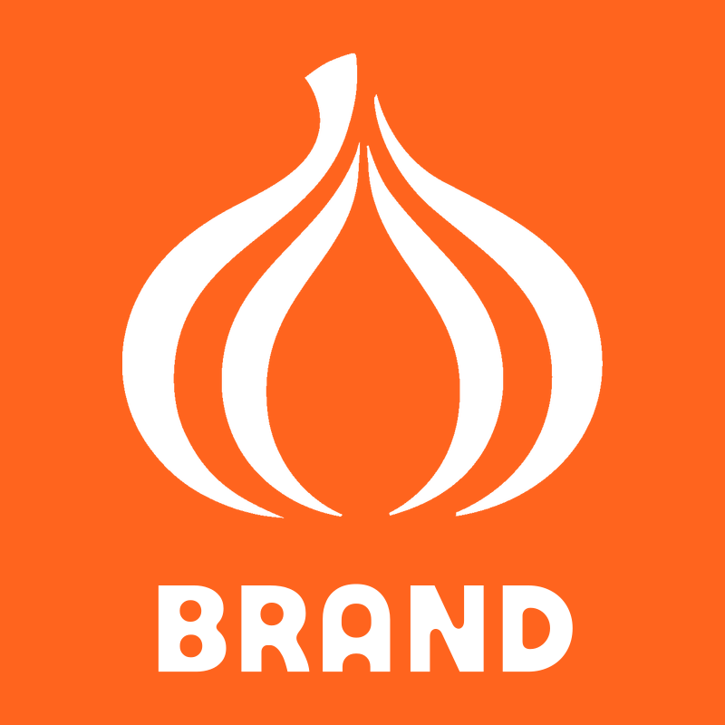 Negative Space Garlic Stripe Logo preview