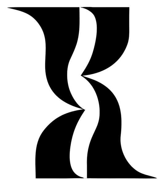 Negative Space Gemini Hourglass Mark
