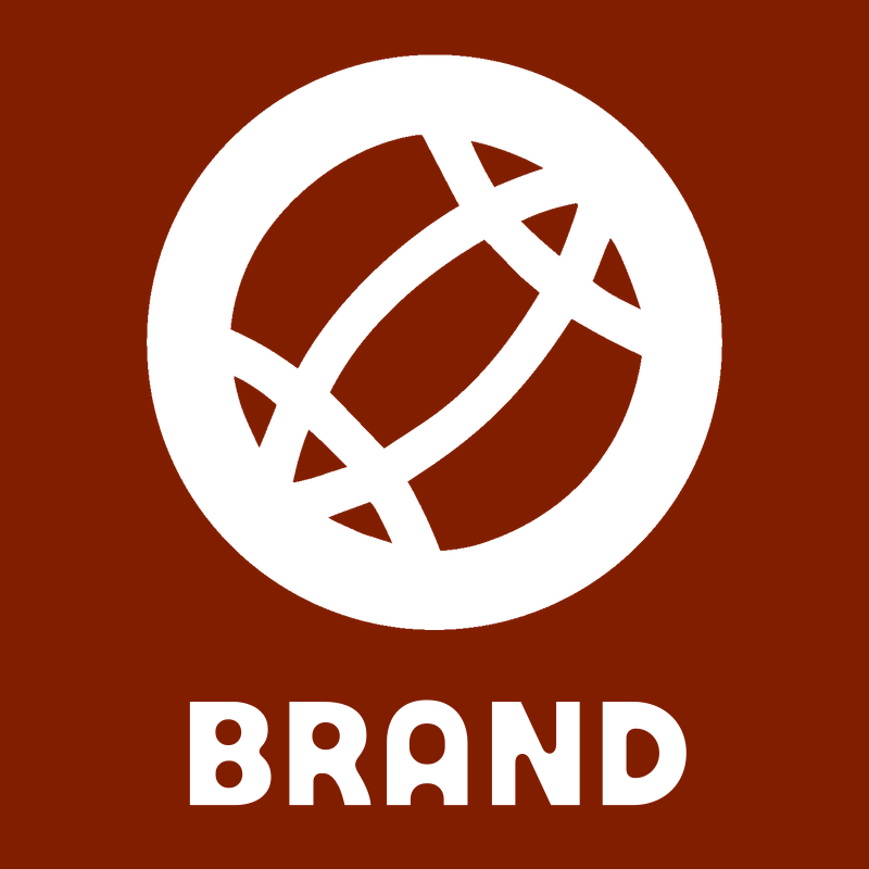 Negative Space Globe Football Badge preview