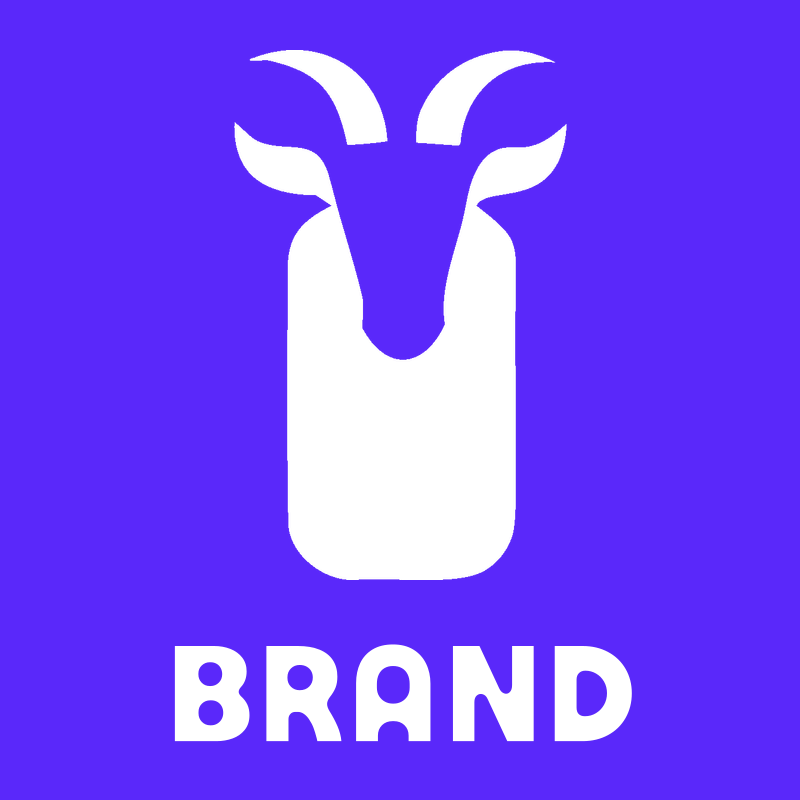 Negative Space Goat Body Icon preview
