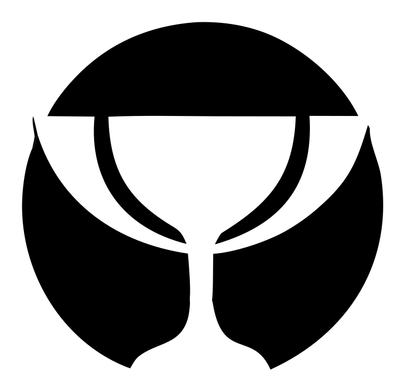 Negative Space Goblet Circle Mark