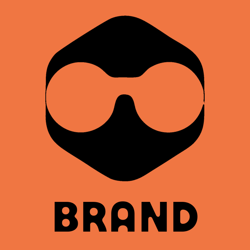 Negative Space Goggles Hexagon Badge preview