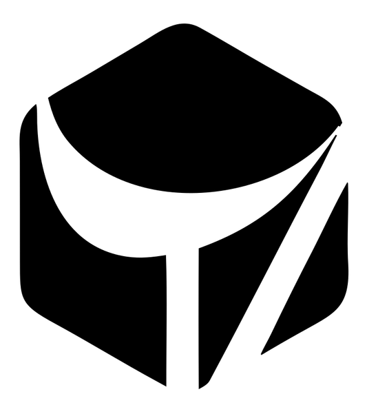 Negative Space Golf Bag Logo