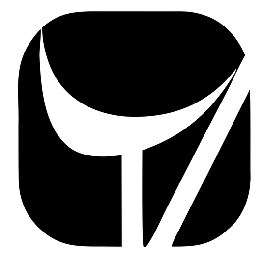Negative Space Golf Club Badge