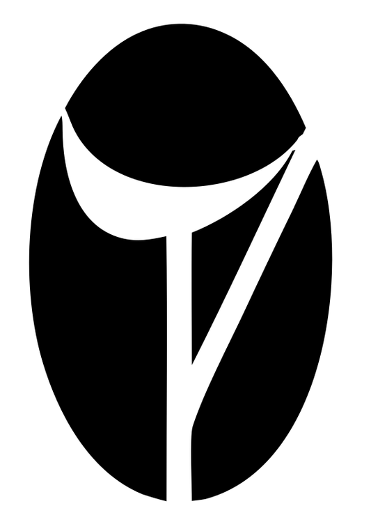 Negative Space Golf Club Icon