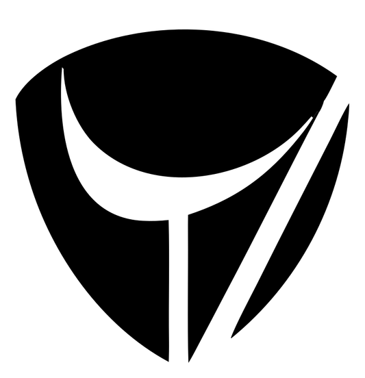 Negative Space Golf Iron Emblem