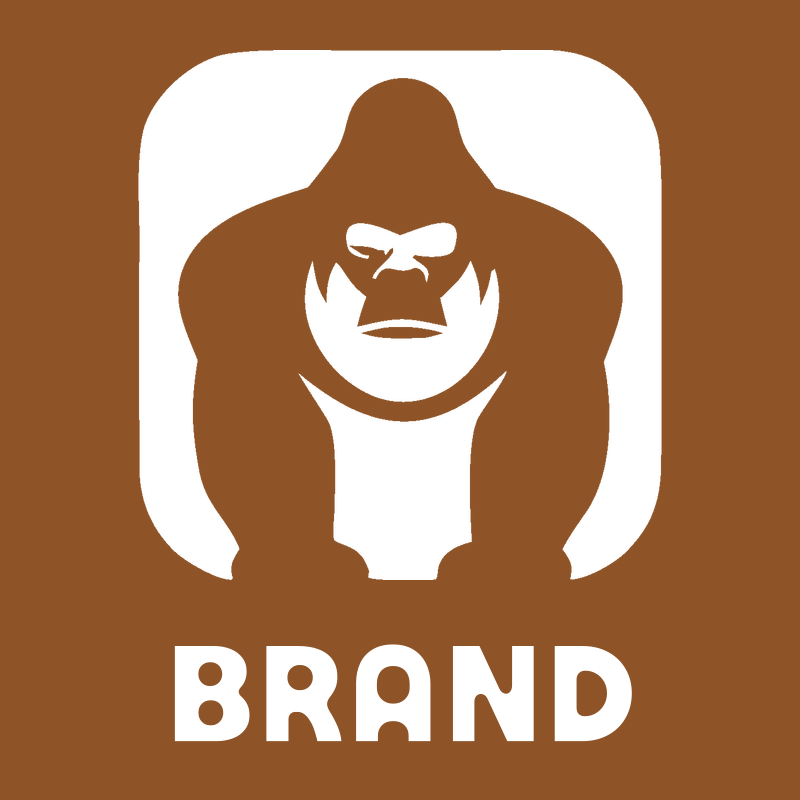 Negative Space Gorilla App Icon preview