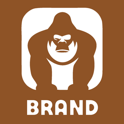 Negative Space Gorilla App Icon preview