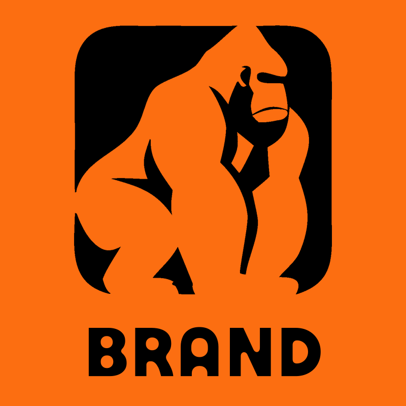 Negative Space Gorilla Badge preview