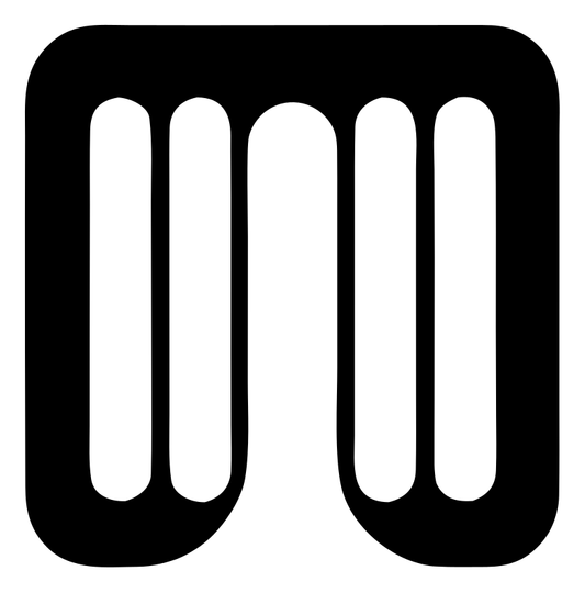 Negative Space Grid Drone Badge
