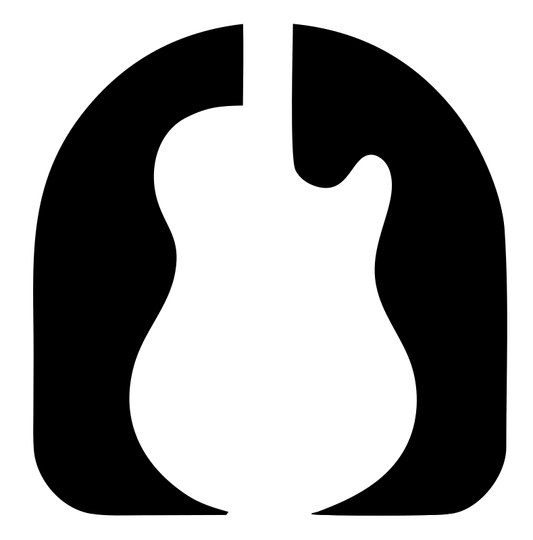 Negative Space Guitar Arch Mark