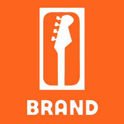 Negative Space Guitar Headstock Icon preview