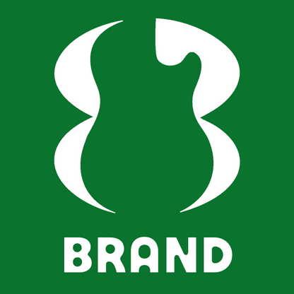 Negative Space Guitar Waist Logo preview