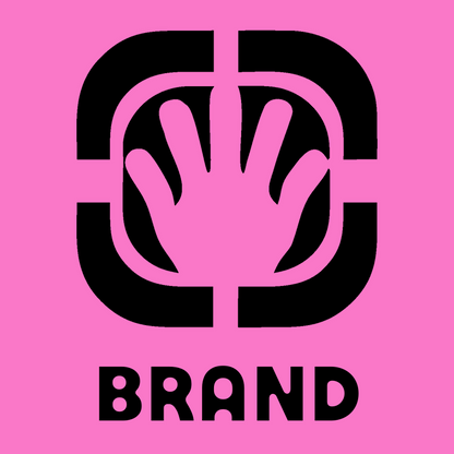 Negative Space Hand Scanner Badge preview