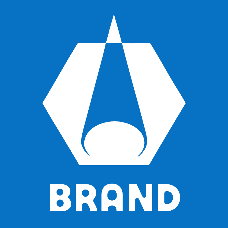 Negative Space Hexagon Cone Badge preview