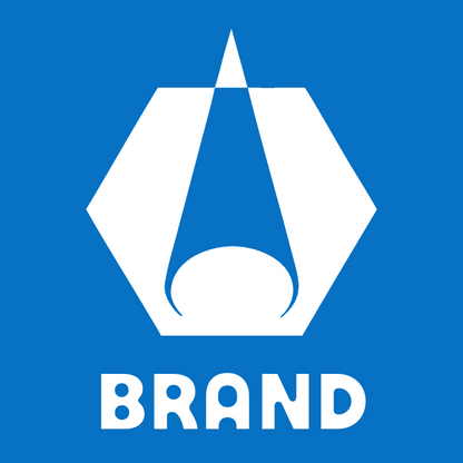 Negative Space Hexagon Cone Badge preview
