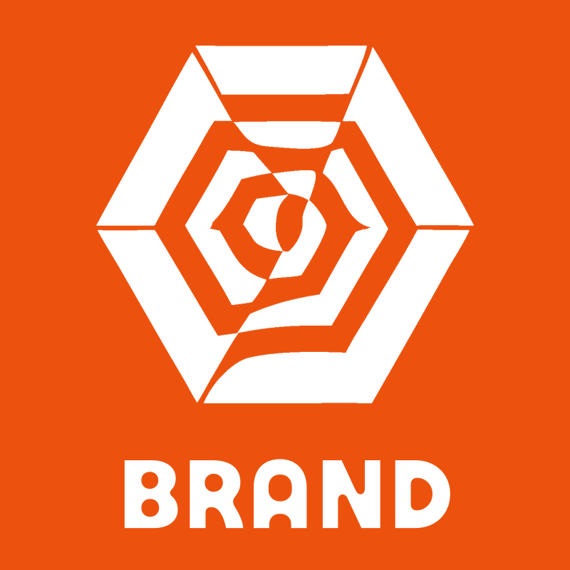 Negative Space Hexagon Spiral Badge preview