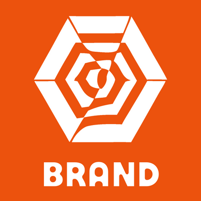Negative Space Hexagon Spiral Badge preview
