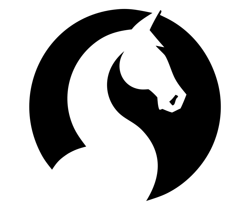 Negative Space Horse Neck Mark
