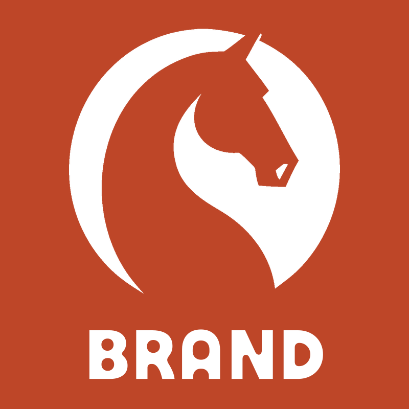 Negative Space Horse Profile Mark preview