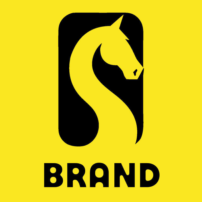 Negative Space Horse S-Curve Mark preview