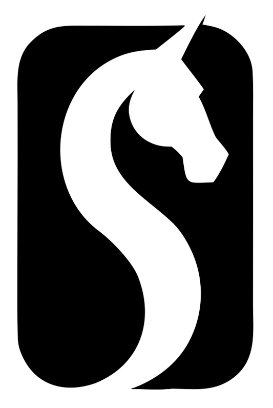 Negative Space Horse S-Shape Mark
