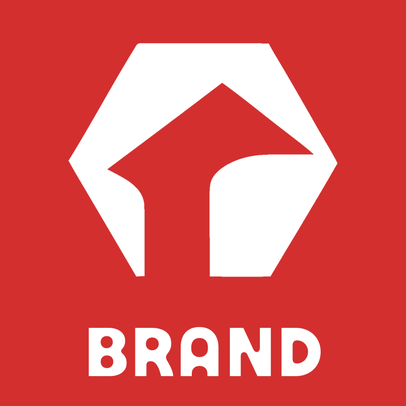 Negative Space House Hexagon Badge preview