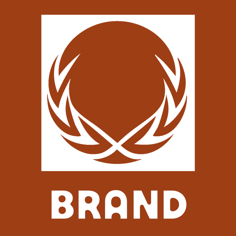 Negative Space Laurel Globe Mark preview