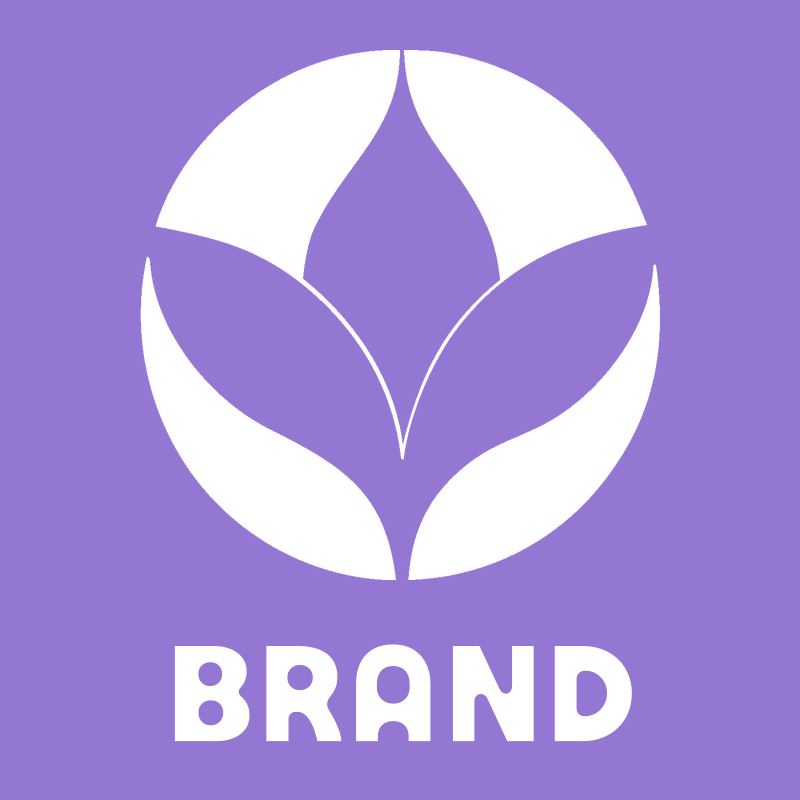 Negative Space Leaf Lotus Badge preview