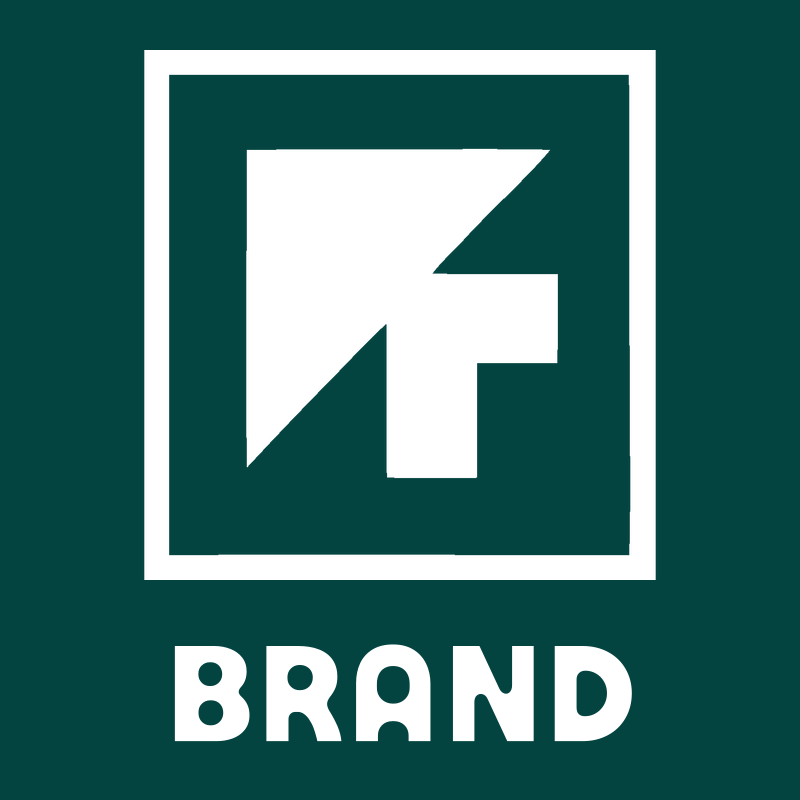 Negative Space Letter F Crest preview