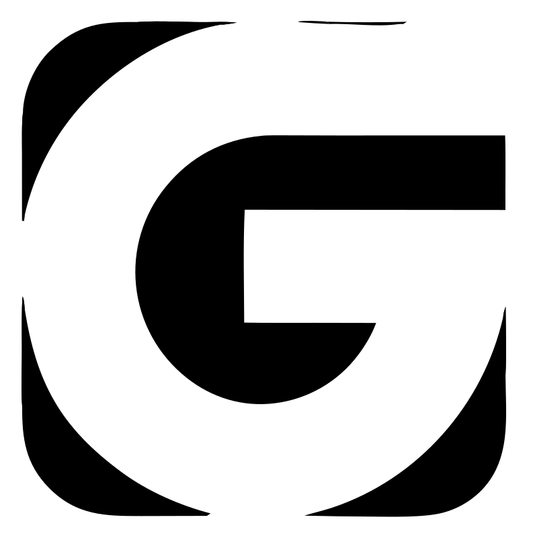 Negative Space Letter G Mark