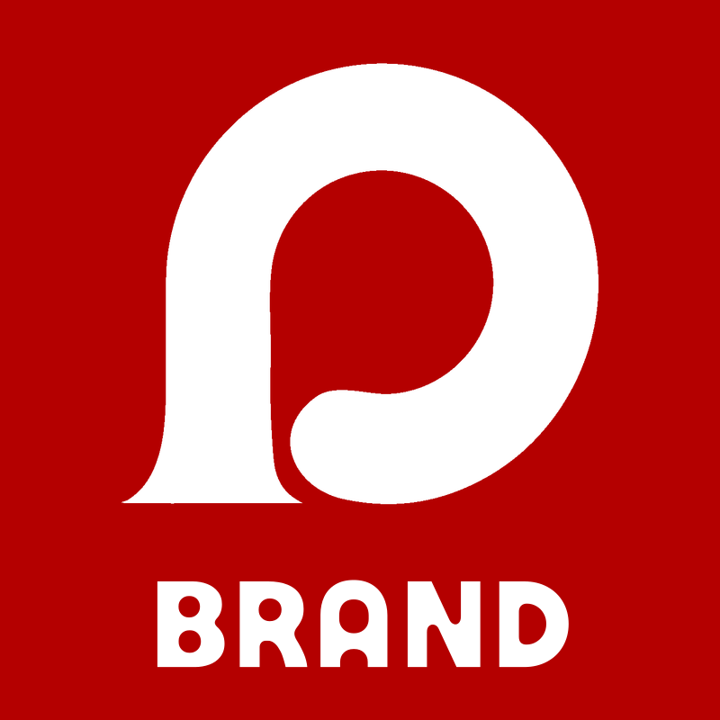 Negative Space Letter P Loupe Mark preview