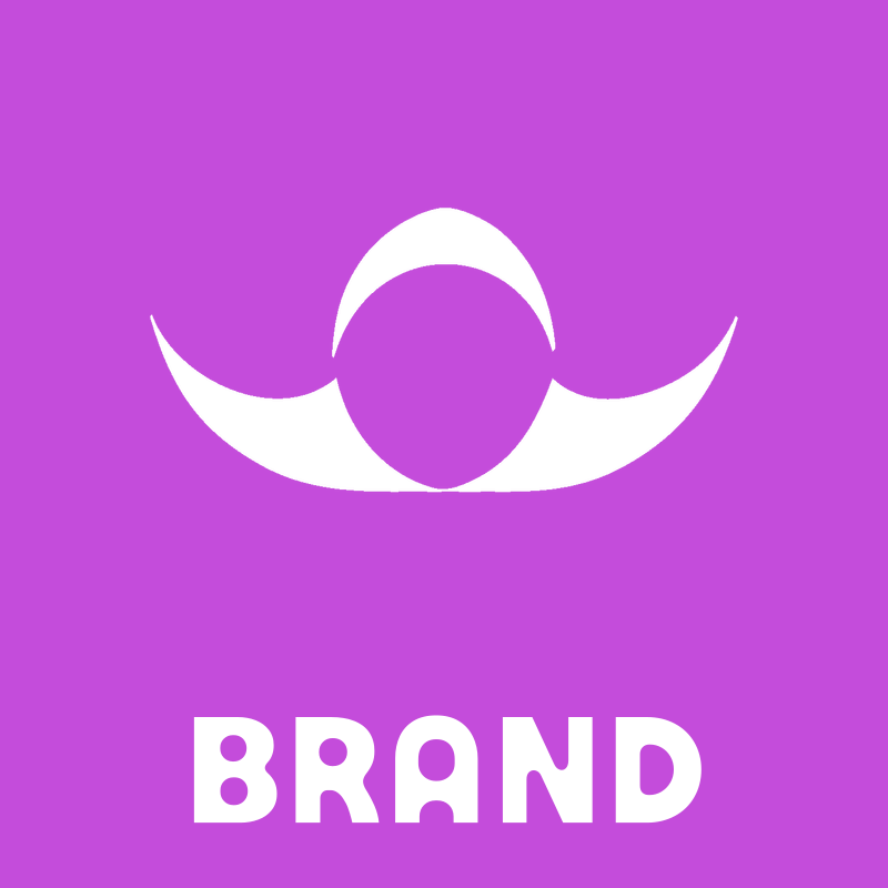 Negative Space Libra Mustache Icon preview