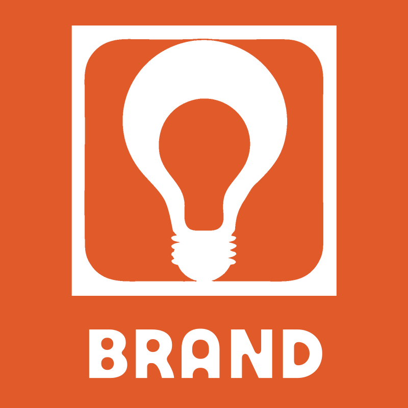 Negative Space Light Bulb Badge preview