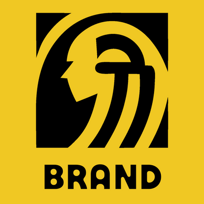 Negative Space Lion Head Badge preview