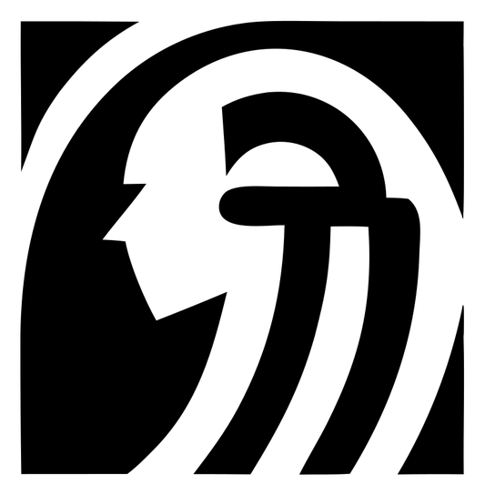 Negative Space Lion Head Badge