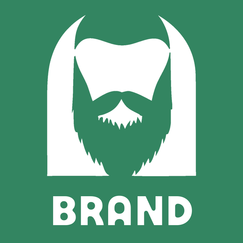 Negative Space Long Hair Beard Mark preview