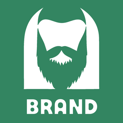 Negative Space Long Hair Beard Mark preview