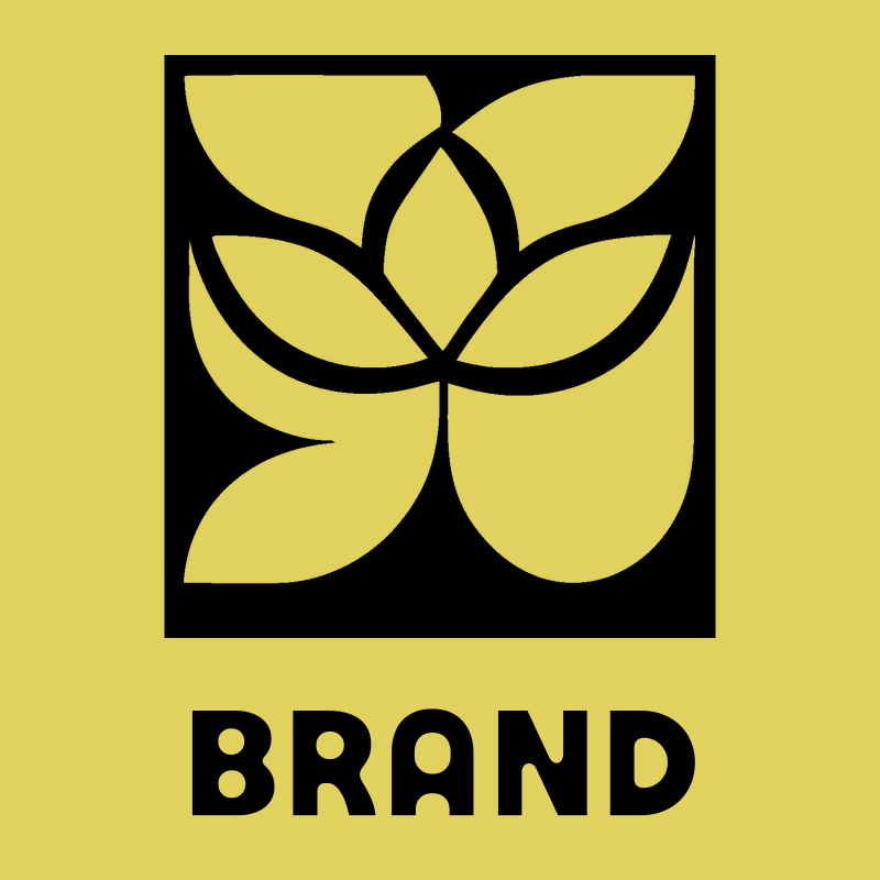 Negative Space Lotus Leaf Badge preview